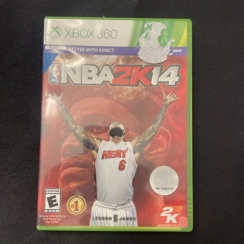 NBA 2K14 Xbox 360 Tested Case Disc LeBron James